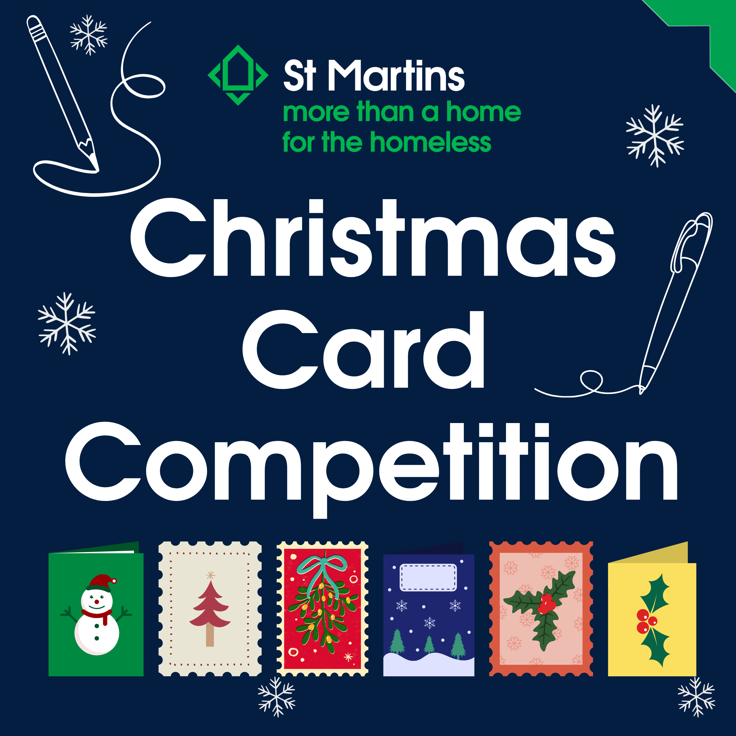 St Martins Christmas Card Competition