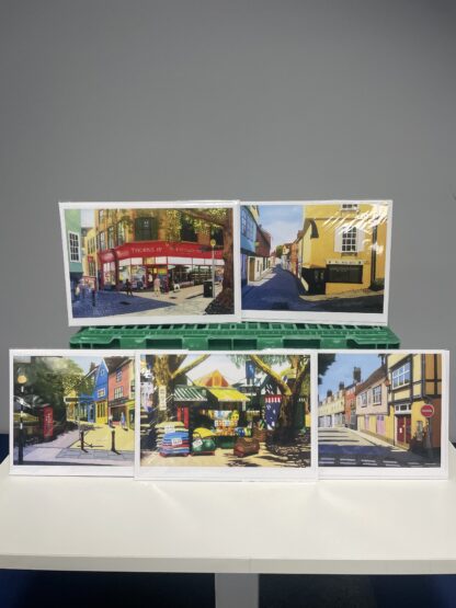 5 Norwich cards